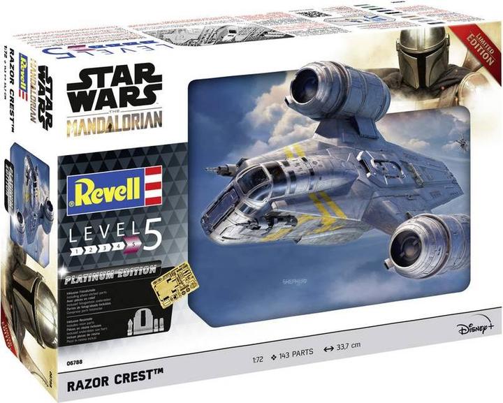 Actual product image Revell The Mandalorian: Razor Crest "Platinum Edition