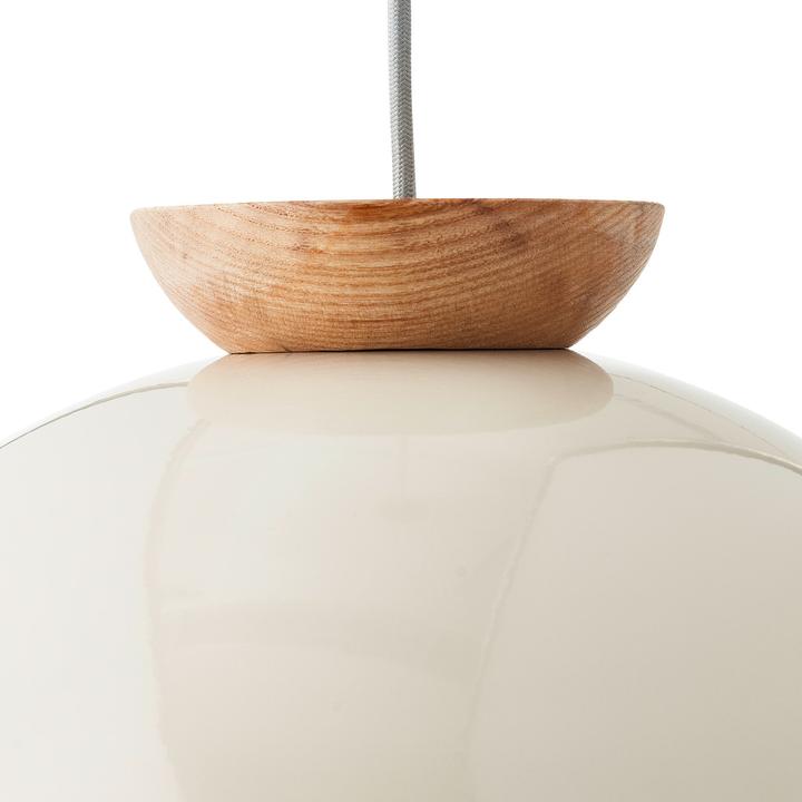 Image du produit Brilliant Nalam lampe suspendue 35cm bois clair/gris Dimension: 174,5x35 (E27)