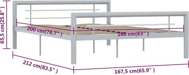 Produktbild vidaXL Lodewik (160 x 200 cm)
