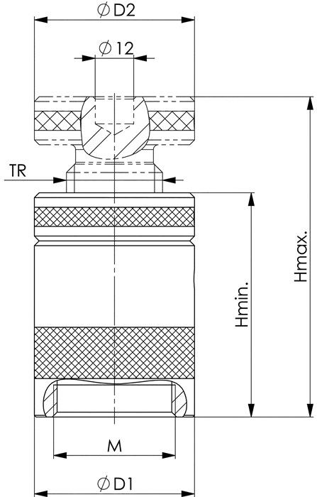 Immagine prodotto Amf Martinetto a vite (70 mm)