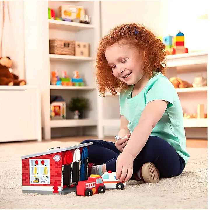 Produktbild Melissa & Doug Garage mit Schloss