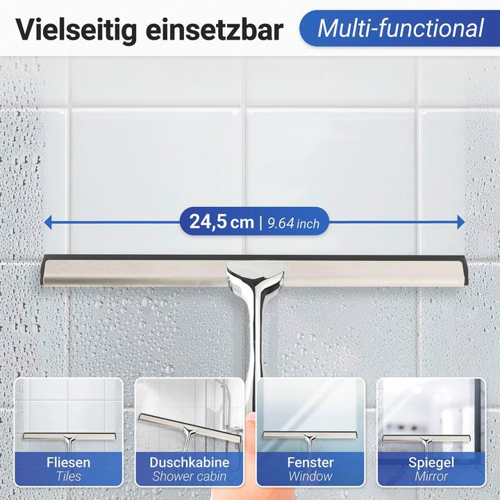 Actual product image Wenko Terni Plus shower squeegee 24.5 cm