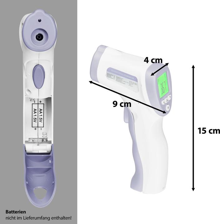 Produktbild Amasana Fieberthermometer Infrarot Stirnthermometer, kontaktlos mit Digital Anzeige (Stirn, Berührungslos)