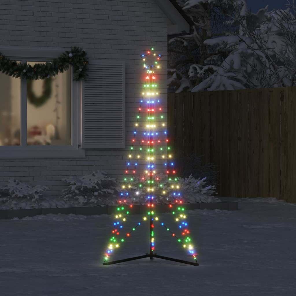 Thumbnail - VidaXL, Weihnachtsbeleuchtung, Weihnachtsbaum-Beleuchtung 363 LEDs Mehrfarbig 182 cm