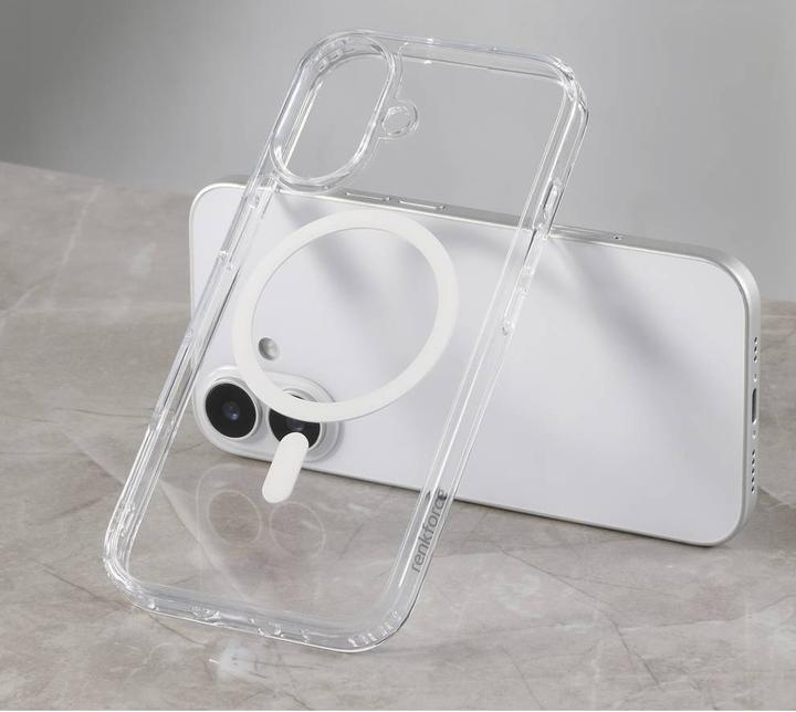 Actual product image Renkforce RF-6676266 Backcover Apple iPhone 16 Transparent MagSafe compatible, I (Apple iPhone 16)