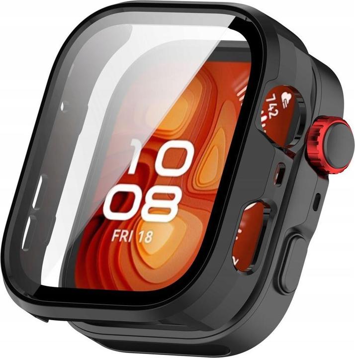 4Kom Tech-Protect Defense Case für Huawei Watch Fit 4 Pro - Schwarz