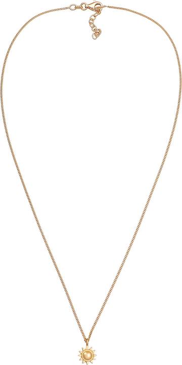 Produktbild Elli Halskette Sonne Strahlend 925 Silber vergoldet (925 Sterling Silber, 42 cm)