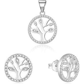 Beneto, Schmuck Set, Tree of Life Matching Jewelry Set AGSET235L (Pendant, Earrings)