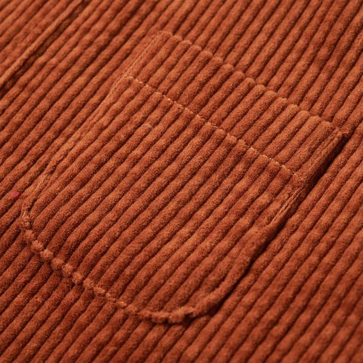 Produktbild VidaXL Kinder-Latzkleid Cord Cognac 104,Material: 100 (104)