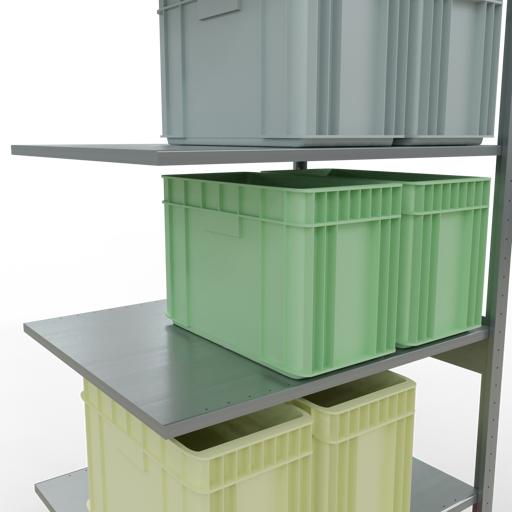 Image du produit Schulte Lagertechnik Système enfichable Élément suivant MULTIplus150 avec traverse de longueur