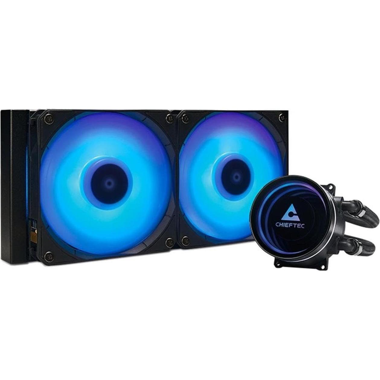 Chieftec ICEBERG 240 RGB, CPU Wasserkühler, Schwarz