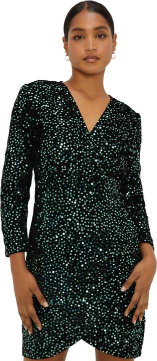 Immagine prodotto Dorothy Perkins Mini Abito Lustrino Avvolto Manica Lunga Donna (34)