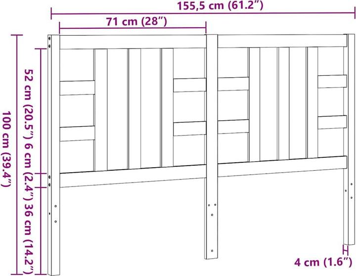 Immagine prodotto vidaXL Lior (146 x 4 x 100 cm)