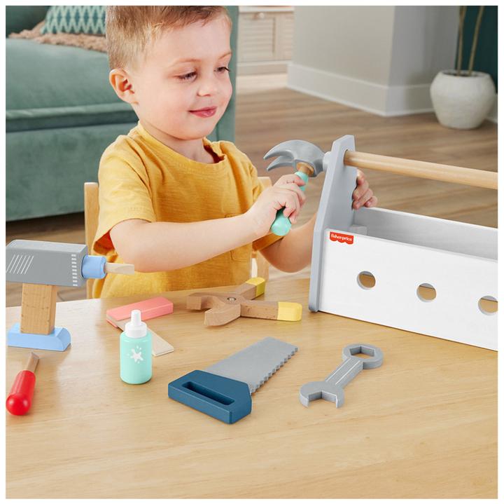 Produktbild Fisher-Price Holz-Werkzeugkasten