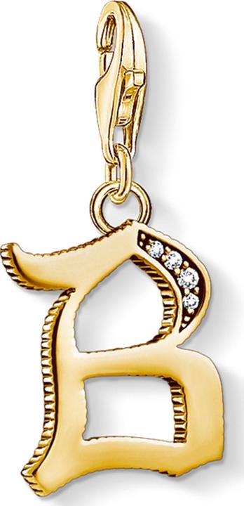 Thomas Sabo Charm-Anhänger Buchstabe B gold (925er Silber)