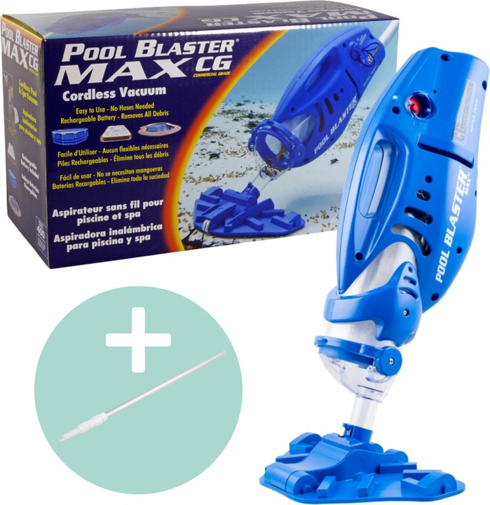 Produktbild Water Tech Pool Blaster Max CG Li Poolsauger inkl. Teleskopstange 240 cm