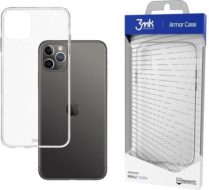 Actual product image 3MK Armor Case Back protection, Apple, iPhone XI Pro Max, TPU, Transparent (Apple iPhone 11 Pro Max)