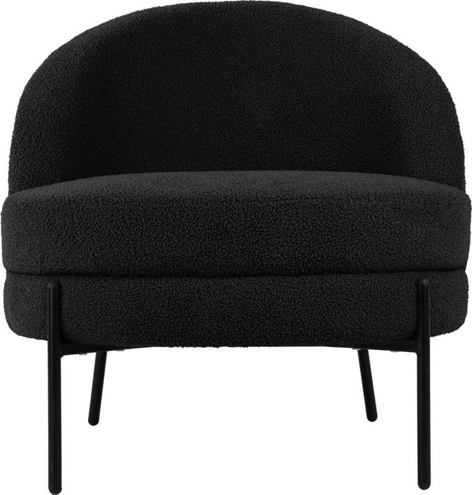 Actual product image Leitmotiv Chair Noble Teddy Curl