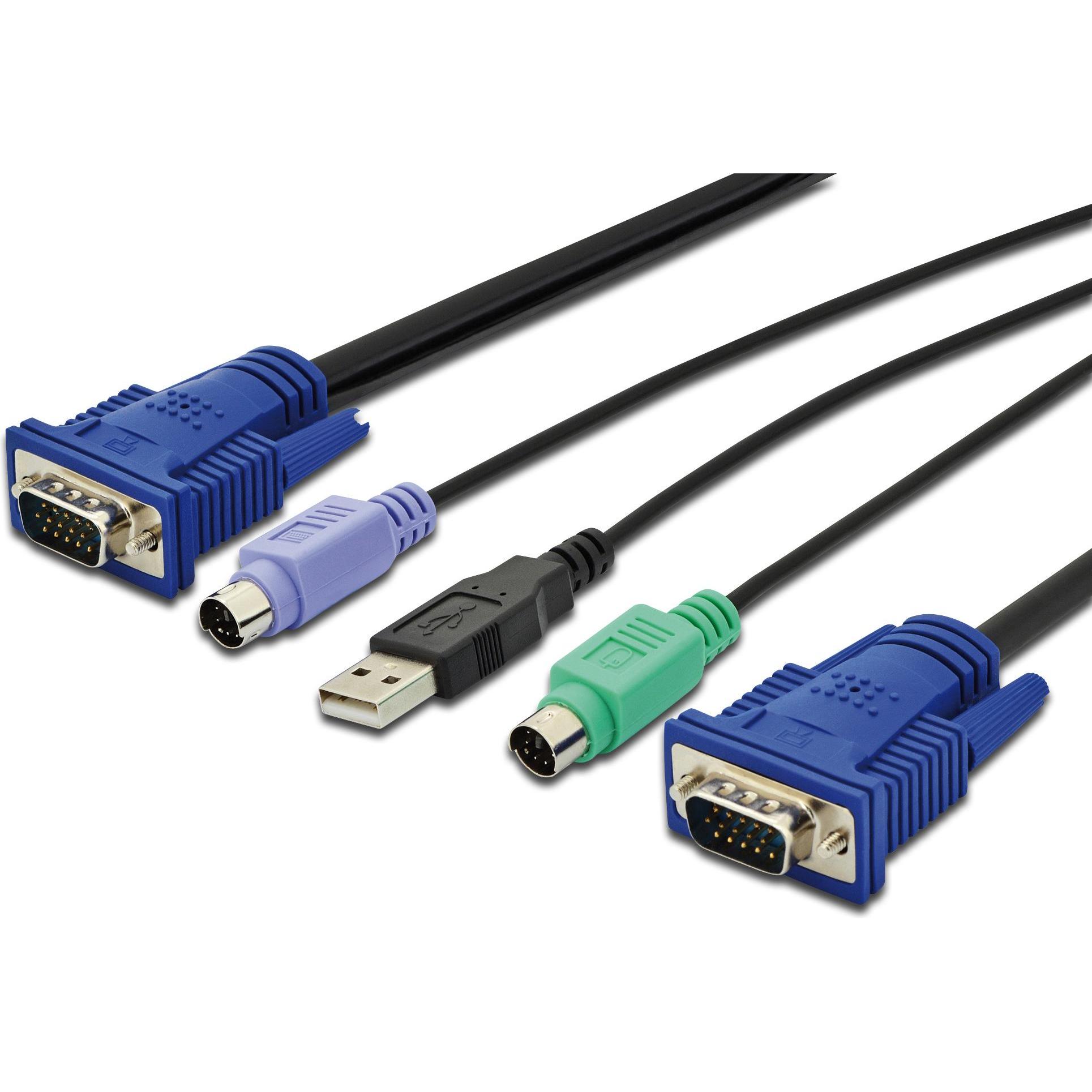 Digitus KVM Kabel DS-19231, KVM-Switch Kabel