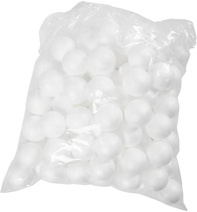Actual product image Creativ Company Styrofoam balls 4 cm, white, 100 pieces
