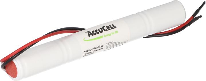 Produktbild AccuCell Notleuchtenakku L1x4 Lady N mit 200mm Kabel (1 Stk., N, 500 mAh, Akku)