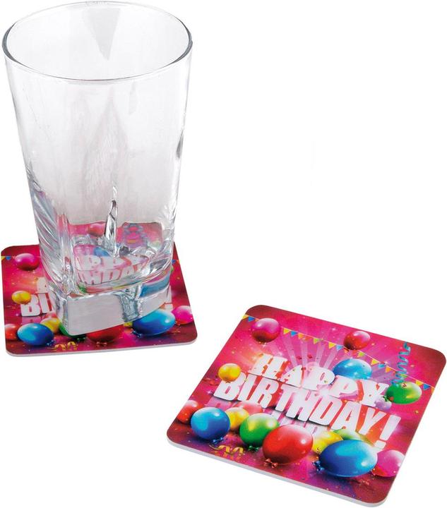 Produktbild Tib Untersetzer Happy Birthday