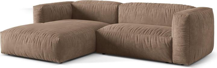 Actual product image Micadoni Modular Left Corner Sofa, "Martina", 2 Seats, 283x176x75 Made in Europe (Corner sofa, Modular sofa)