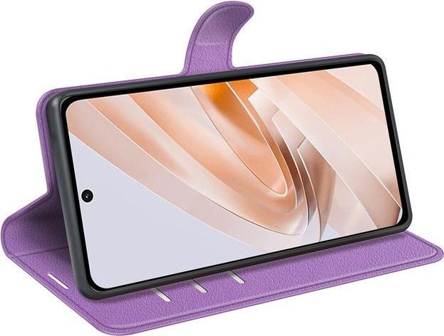 Image du produit MU Classic Série de couvertures de livres en cuir Litchi (Xiaomi Redmi 13C 5G, Xiaomi Redmi Note 13 4G)