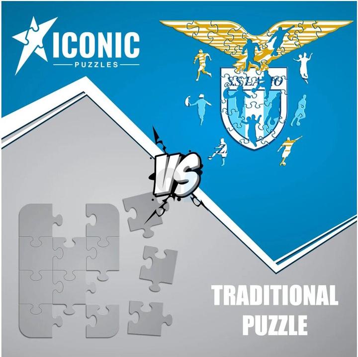 Immagine prodotto Iconic SS Lazio - Logo - Puzzle in Legno Taglia S (150 Pezzi) (150 pezzi)
