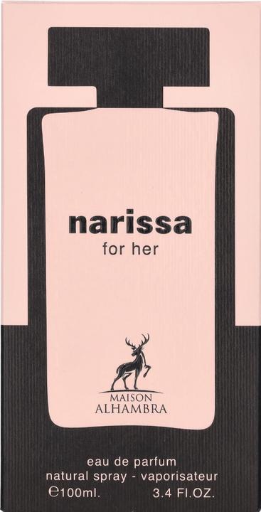 Actual product image Alhambra Narissa For Her - EDP - 100 ml (Eau de parfum, 100 ml)
