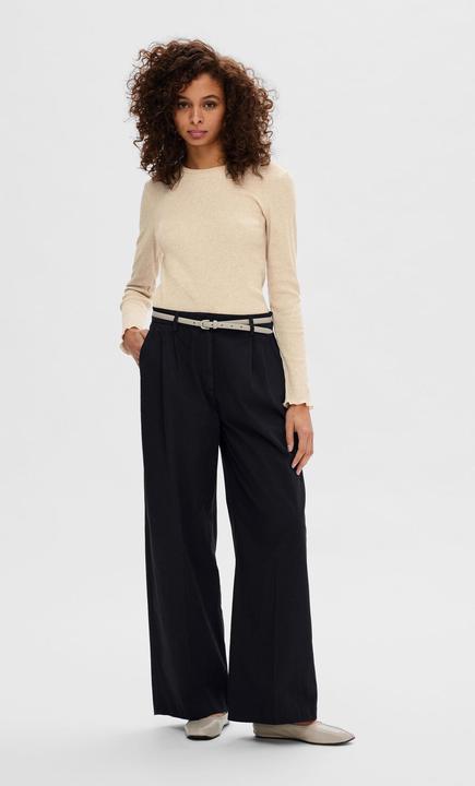 Immagine prodotto Selected Femme Top a coste con maniche lunghe (XL)