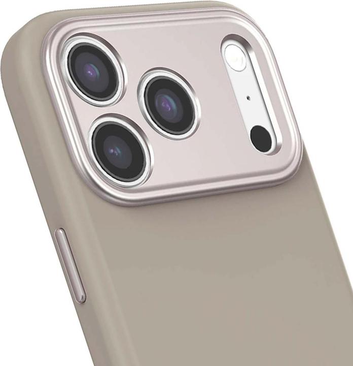 Actual product image Decoded Silicone Backcover Apple iPhone 17 Pro Soft Taupe (Apple iPhone 17 Pro)