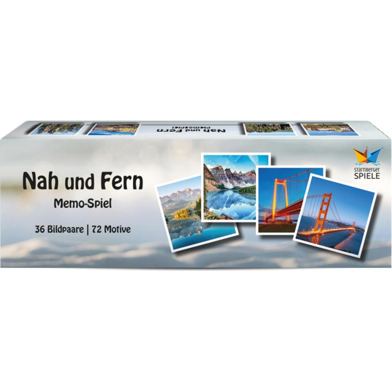 Starnberger Spiele Memospiel Nah und Fern (Deutsch, Englisch, 2 - 6 Spieler) (86056)