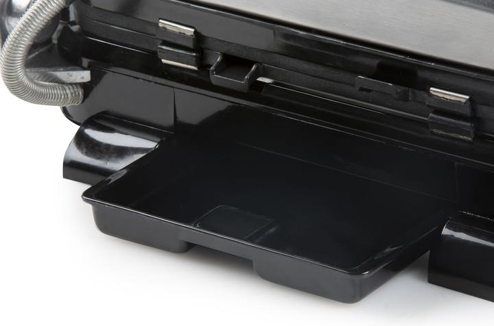 Produktbild Domo Genius Elektro Kontaktgrill Antihaftbeschichtung, mit Display Edelstahl, Schwarz