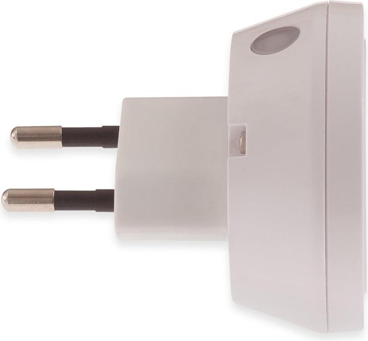 Actual product image Müller Licht LED Sensor Night Light 1W 2 lm 2700 K warm white Apollo white with twilight sensor