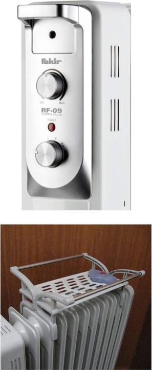 Produktbild Fakir RF 09 TURBO PLUS Öl Raumheizung Indoor Grau 2300 W (2300 W)