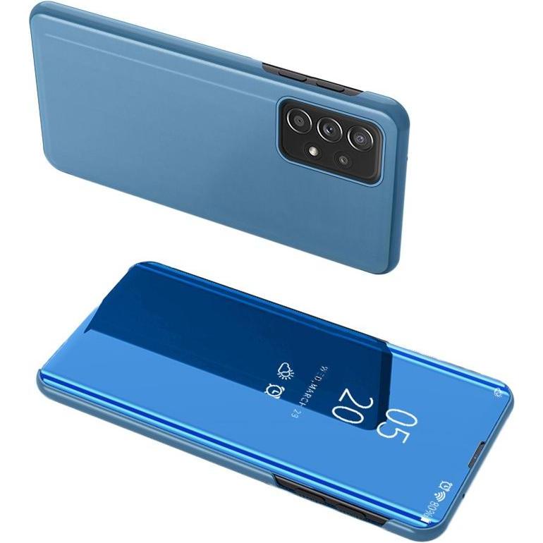 Hurtel Clear View Case Flip Cover for Samsung Galaxy A33 5G blue (Samsung Galaxy A33 5G), Smartphone Hülle, Blau