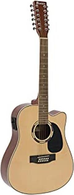 Dimavery DR-612 acoustic guitar 12-string, natural (Western guitar)