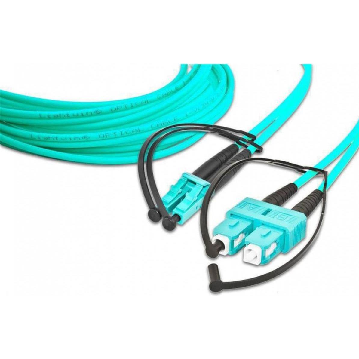 Lightwin Cavo patch duplex LWL (CAT6, 0.50 m), Cavo di rete