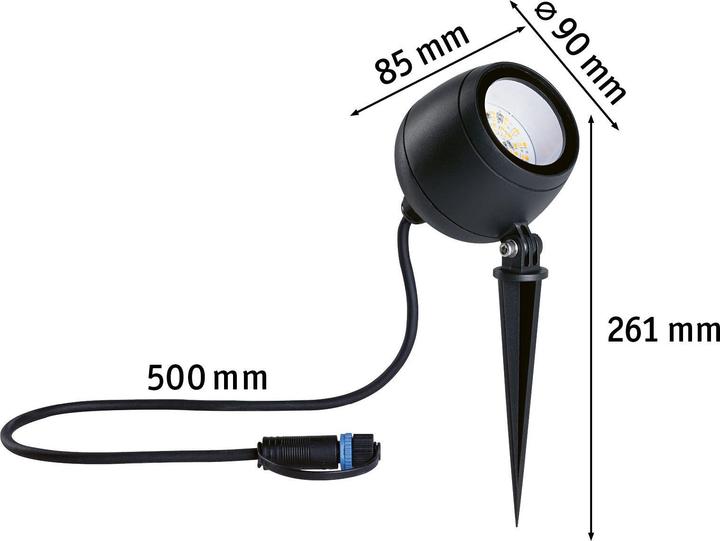 Produktbild Paulmann Outdoor Plug & Shine Spot Kikolo (660 lm, IP65)