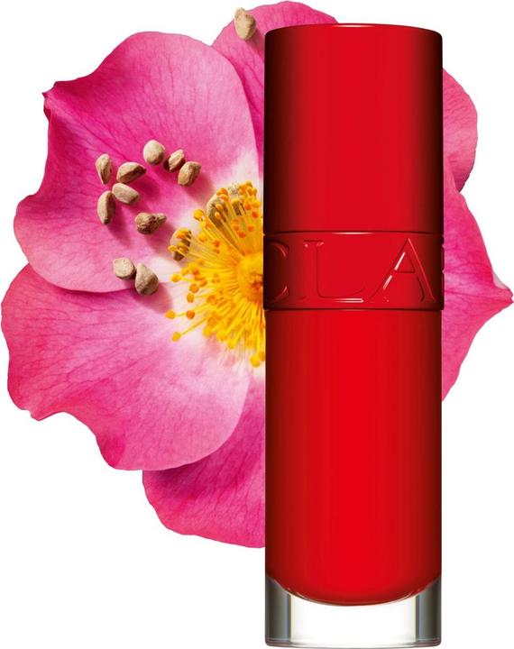 Actual product image Clarins Lip Comfort Oil - Anniversary N54 Iconic Red (Lip oil, 7 ml)