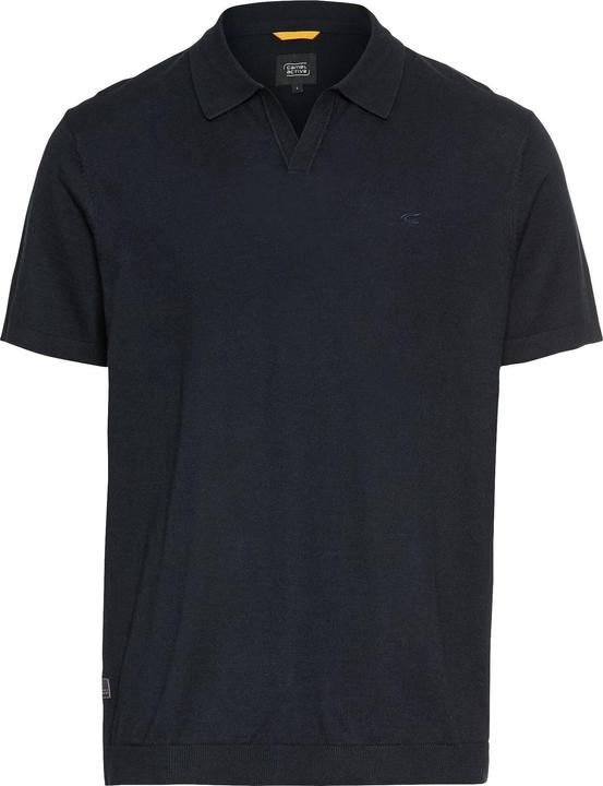 Produktbild Camel Active Strick-Poloshirt aus Baumwoll-Leinen-Mix (M)