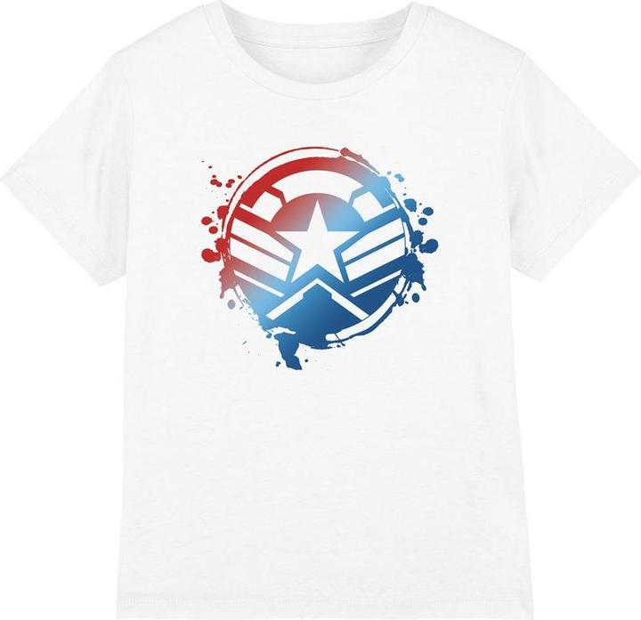 Immagine prodotto Captain America Maglietta Cresta Sfumata Bambini (140)