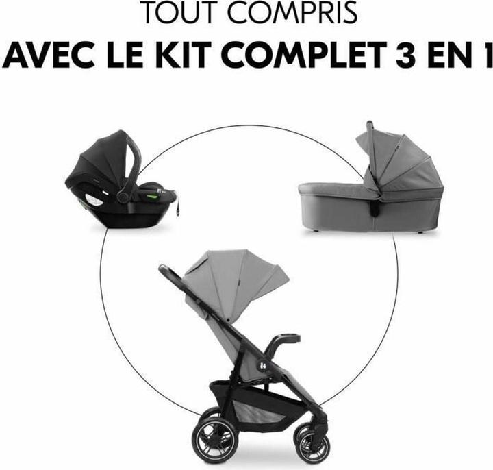 Produktbild Hauck Shop N Care Trio Set Grey