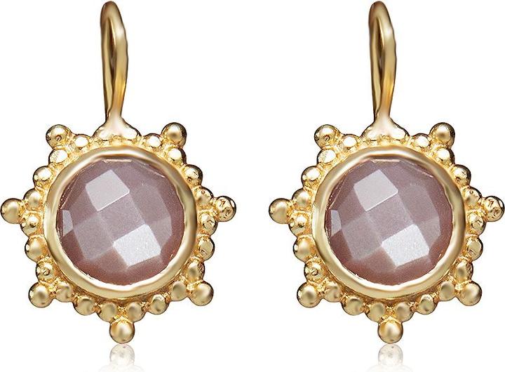 Image du produit Leyda Pendentifs D'Oreilles Étoile (Argent 925, plaqué or 750 / 18)
