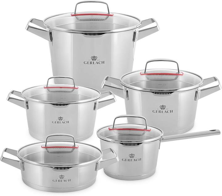 Actual product image Gerlach POT SET SUPERIOR 10 e. (Pan set + pot set)