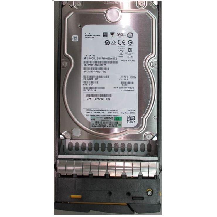 HPE DRV 6TB HDD SAS6G 7.2K LFF (6 TB, 3.5"), Festplatte