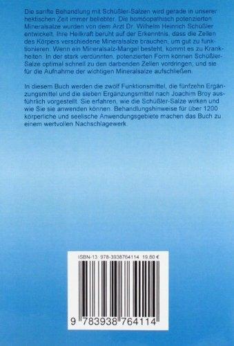 Image du produit Pharmacie des sels de Schüssler (Allemand, Eva Marbach, 2009)