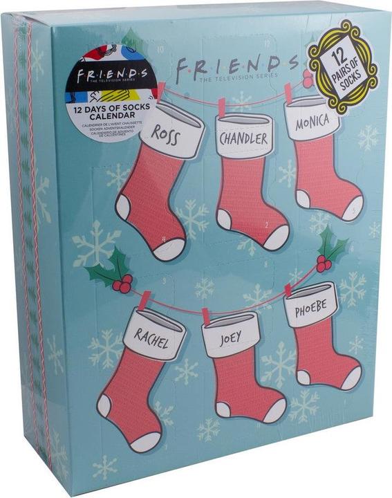 Actual product image Paladone Products Friends Sock Advent Calendar