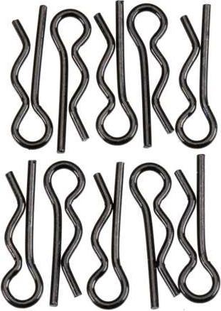 Produktbild Axial AXA1059 Karosserieklammern, 6mm, schwarz (10)